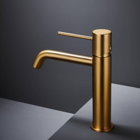 Monomando lavabo MONZA oro cepillado - BDM039-1OC