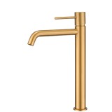 Monomando lavabo alto MONZA oro cepillado - BDM039-3OC 1