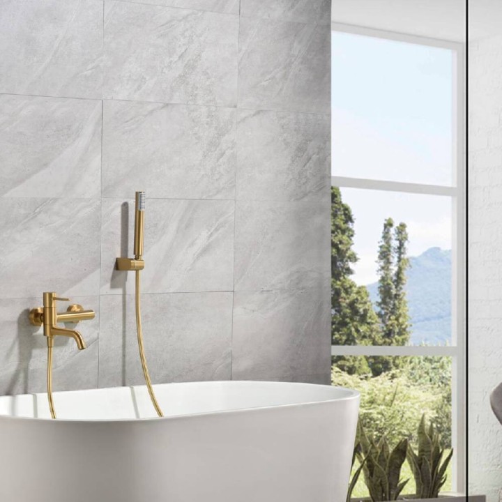 Monomando baño-ducha MONZA oro cepillado - BDM039-4OC 2