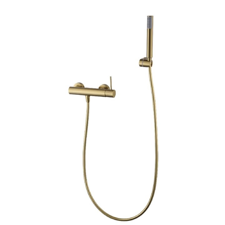 Monomando ducha MONZA oro cepillado - BDM039-5OC 1
