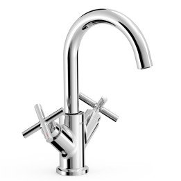 Bimando lavabo MONTBLANC-TRES cromo - 28310301 1