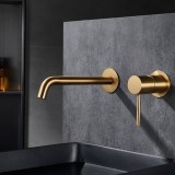Monomando lavabo empotrado MONZA oro cepillado - GLM039/OC 2