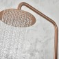 Conjunto monomando ducha MONZA oro rosa cepillado - BDM039/ORC