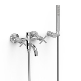 Bimando baño-ducha MONTBLANC-TRES cromo - 28317601 1