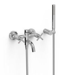 Bimando baño-ducha MONTBLANC-TRES cromo - 28317601
