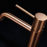 Monomando lavabo MONZA oro rosa cepillado - BDM039-1ORC 3