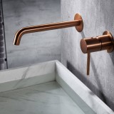 Monomando lavabo empotrado MONZA oro rosa cepillado - GLM039/ORC 3