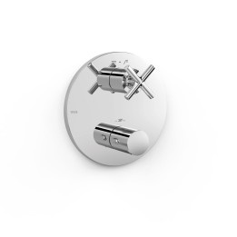 Termostático ducha empotrado 2-Vías MONTBLANC-TRES THERM-BOX cromo - 28325001 1