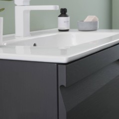 Mueble baño suspendido VITALE 2 cajones lavabo Spirit fondo reducido - Royo Group