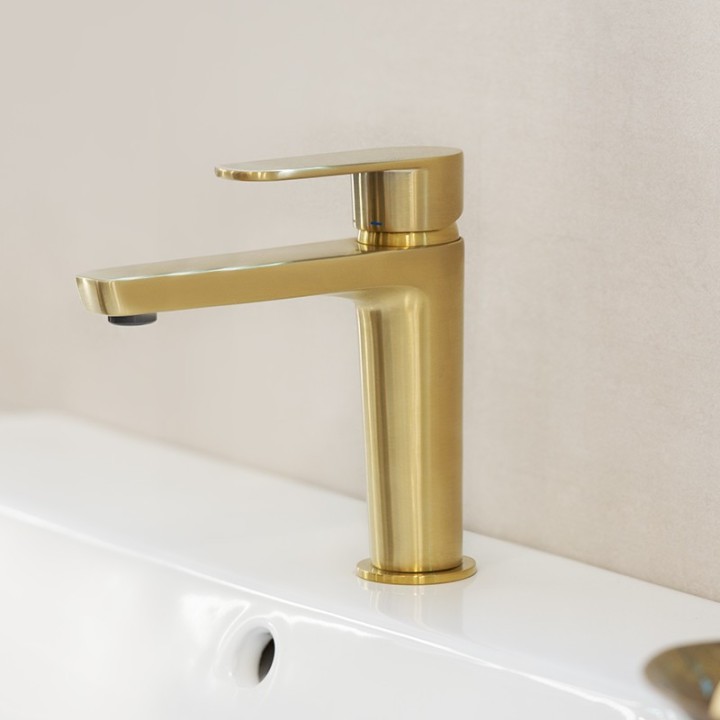 Monomando lavabo ALEXIA oro cepillado - 3604OC 4