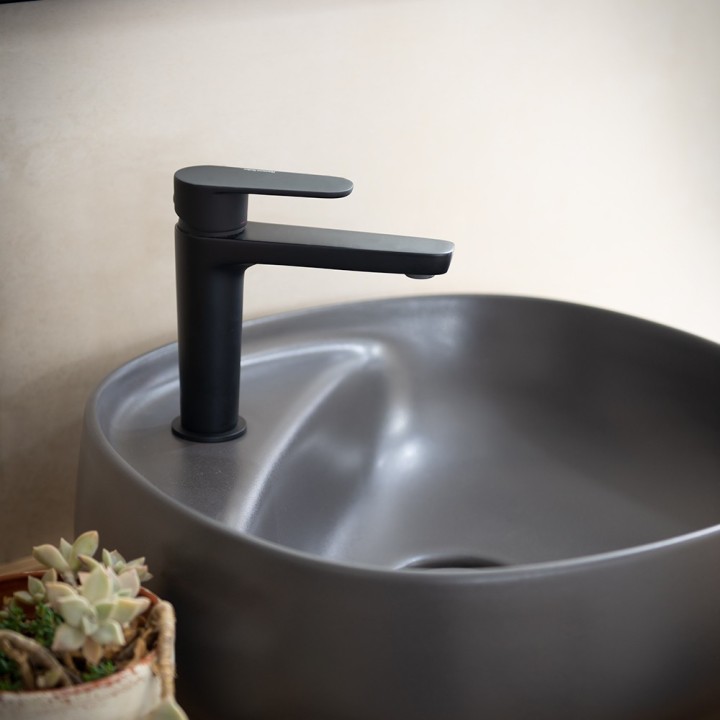 Monomando lavabo (AF) ALEXIA negro mate- 360403NM 3