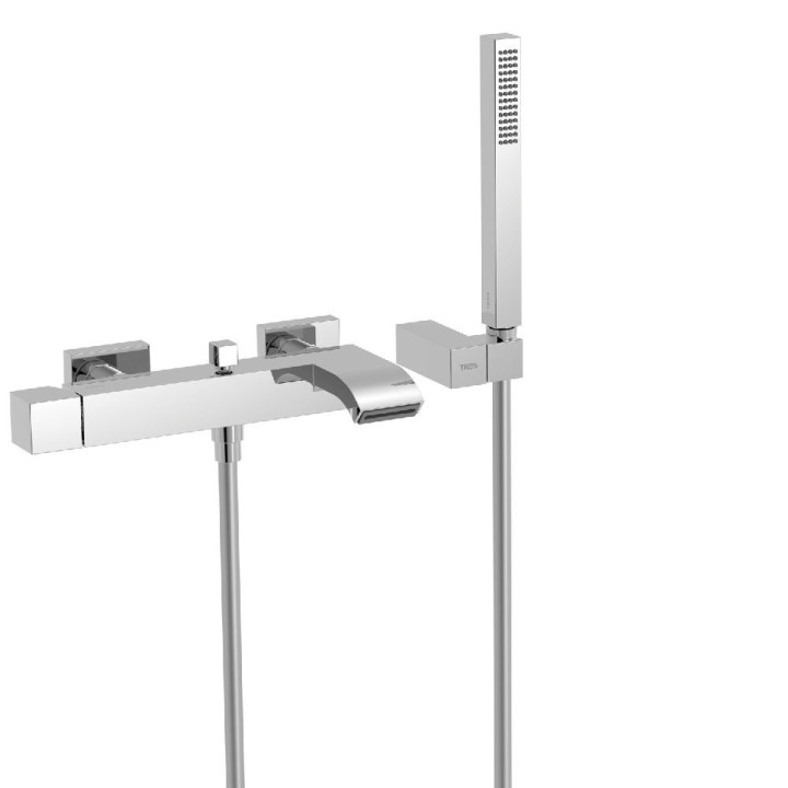 Monomando baño-ducha CUADRO-TRES cromo - 10717002