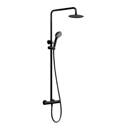 Conjunto termostático ducha KENT negro mate - BTK017/NG - Imex