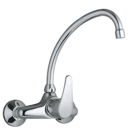 Monomando fregadero pared-15 c/t ECOTRES cromo - 17031802 - Tres