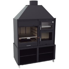 Barbacoa de leña con horno FUSION 160 - FM Calefacción