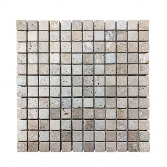 Malla mosaico piedra natural MOS-024 TRAVERTINE - Tercocer