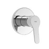 Monomando ducha empotrado 1-vía BASE-TRES cromo - 21517701
