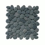 Malla Mosaico Piedra de Río MOS-202 Negro - Tercocer
