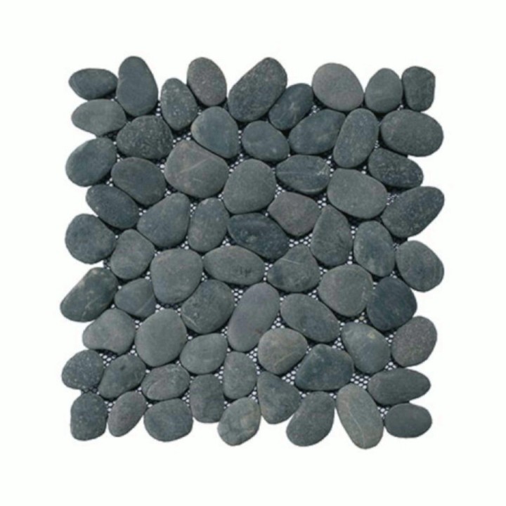 Malla Mosaico Piedra de Río MOS-202 Negro - Tercocer