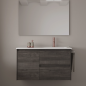 Mueble baño suspendido ALFA COMPACT 2 cajones 1 puerta lavabo Enzo - Royo Group Mueble baño suspendido ALFA COMPACT 2 cajones 1 puerta lavabo Enzo - Royo Group