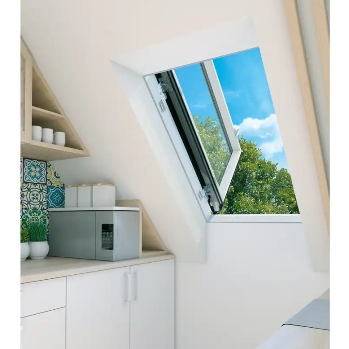 Ventana para tejado apertura lateral reversible FAKRO PWP PVC 5