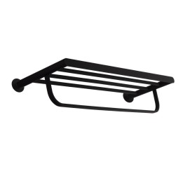 Toallero repisa XL ERGOS negro mate - TOAL03NM 1