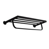 Toallero repisa XL ERGOS negro mate - TOAL03NM 1