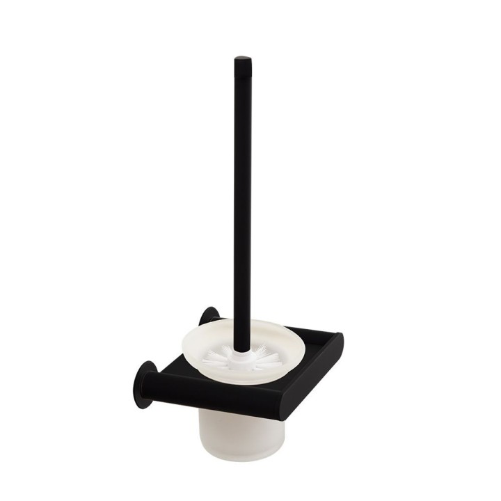 Escobillero pared ERGOS negro mate - ESCO01NM 1