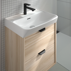 Mueble baño suspendido MIDI 2C con lavabo integrado - Visobath