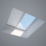 Cortina de oscurecimiento solar para ventana cubierta plana DAKEA AZURE 1