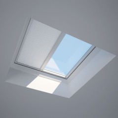Cortina de oscurecimiento solar para ventana cubierta plana DAKEA AZURE