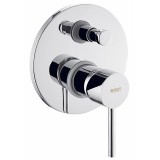 Monomando ducha empotrado TUBE 2-Vías cromo - 40556 2