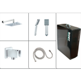 Kid ducha Shower Set1 cuadrado cromo 1