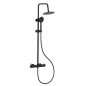 Conjunto monomando ducha TUBE negro mate - 82430/3/N