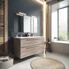 Mueble baño CARMEN 2 CAJONES Fondo reducido - Avila:Dos