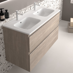 Mueble baño CARMEN 2 CAJONES Fondo reducido - Avila:Dos
