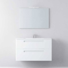 Mueble baño suspendido PARIS 2 CAJONES fondo reducido - Avila:Dos