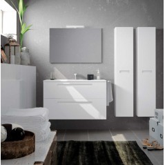 Mueble baño suspendido PARIS 2 CAJONES fondo reducido - Avila:Dos