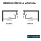 Mampara ducha BARRANQUILLA angular