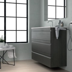 Mueble baño NATALIA 3 CAJONES fondo reducido - Avila:Dos