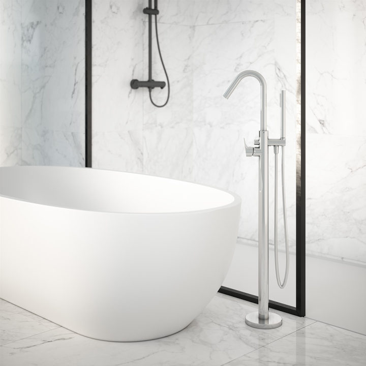 Monomando baño-ducha a suelo URBAN CHIC cromo - 218503MO 3