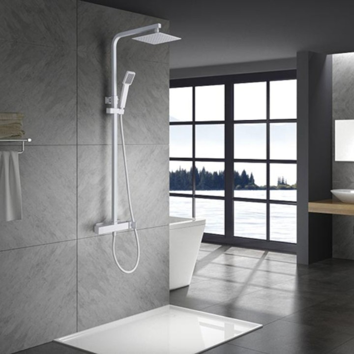 Conjunto monomando ducha FIYI blanco mate - BDF016/BL 1