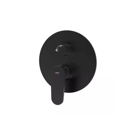 Monomando ducha empotrado 2-vías LUCA negro mate - 14556/N - Feliu Boet