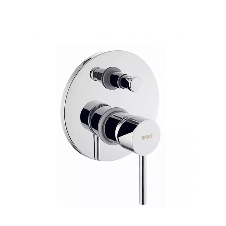 Monomando ducha empotrado TUBE 2-Vías cromo - 40556 1