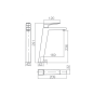 Monomando lavabo alto ART blanco mate - BDAR025-3BL