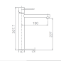 Monomando lavabo alto MILOS blanco mate - BDYS045-3BL
