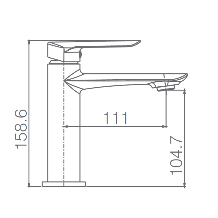 Monomando lavabo URAL niquel cepillado - BDG040-1NQ 2