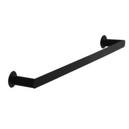 Toallero barra mediana ERGOS negro mate - TOAL04NM 1