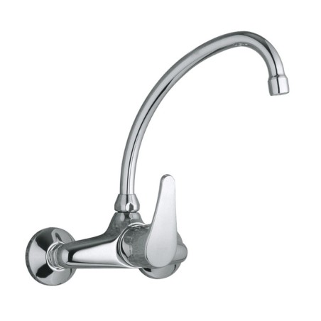 Monomando fregadero pared-11 c/t ECOTRES cromo - 17021802 - Tres