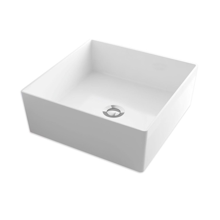 Lavabo resina sobre encimera Oh my shower CYRO 1